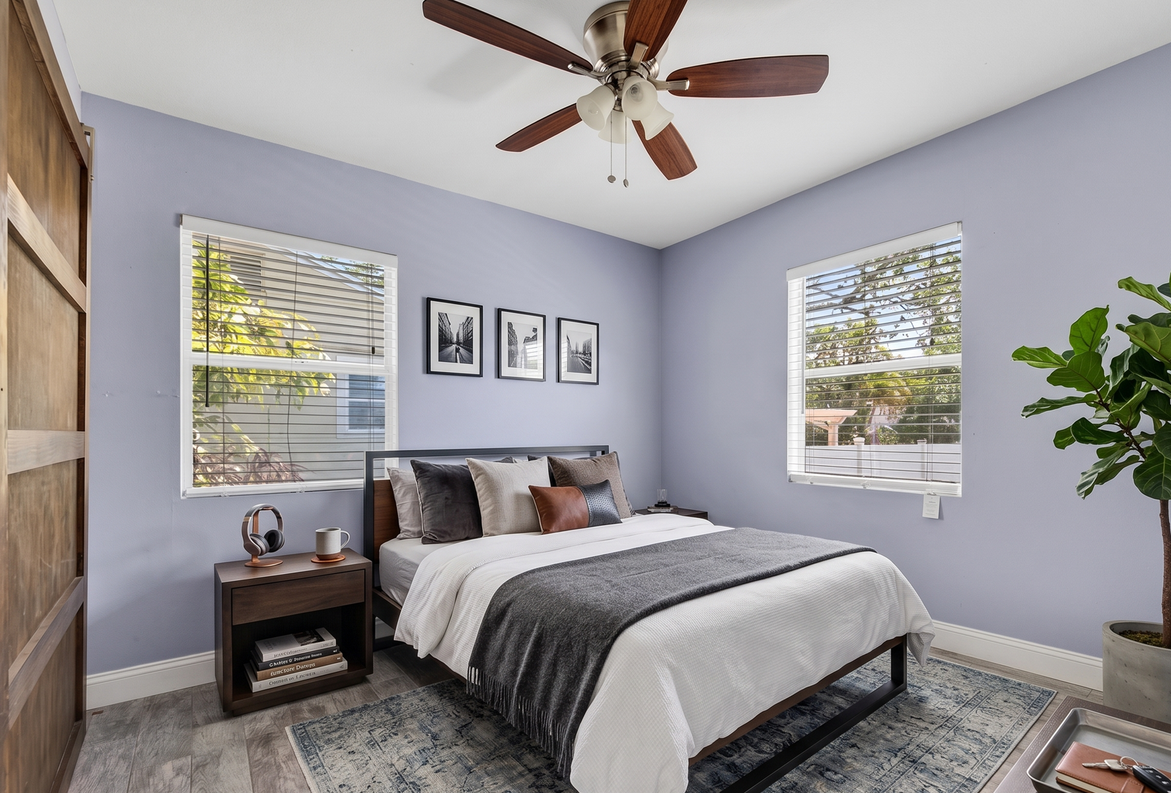 Staged Bedroom After